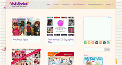 Desktop Screenshot of dolldiaries.com